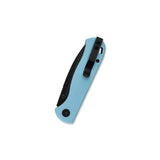 QSP Ferret Liner Lock Pocket Knife Notro V blade Sky blue G10 handle