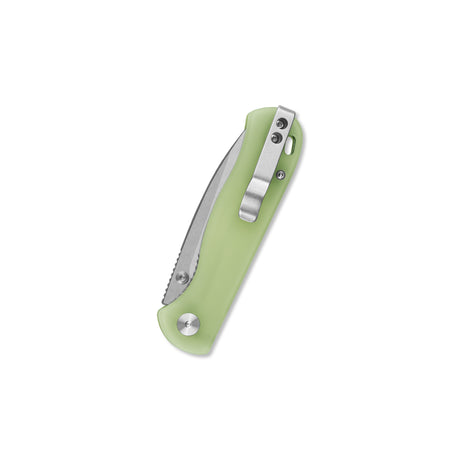 QSP Ferret Liner Lock Pocket Knife Nitro V blade Glow-in-the-Dark Resin handle
