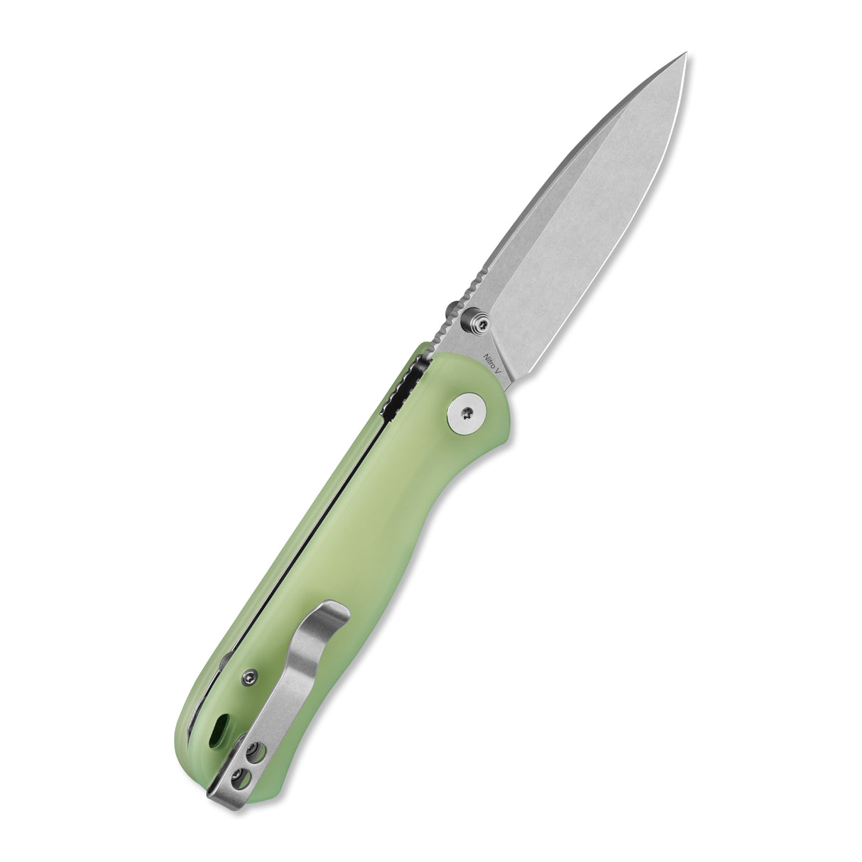 QSP Ferret Liner Lock Pocket Knife Notro V blade Glow-in-the-Dark Resin handle