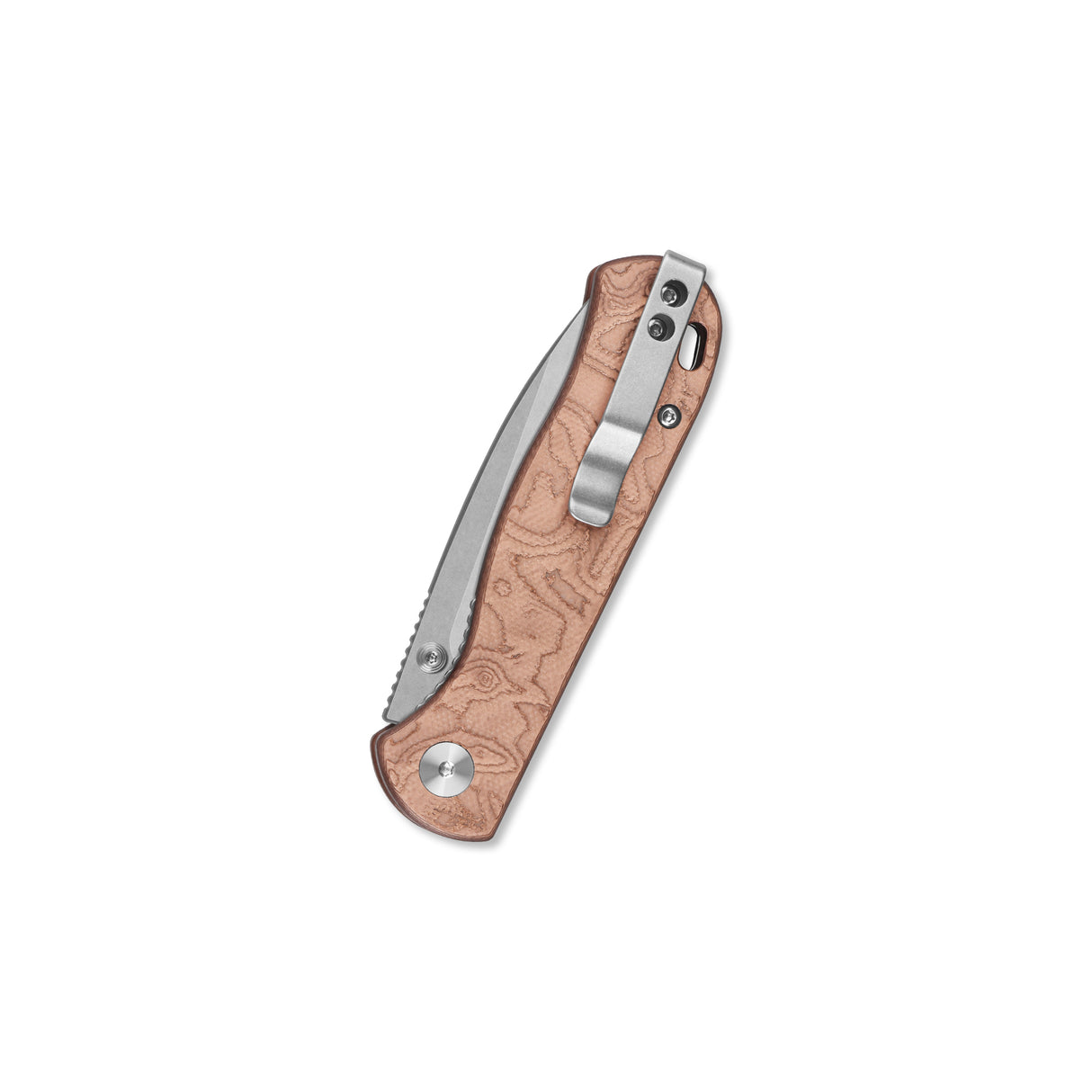 QSP Ferret Liner Lock Pocket Knife Notro V blade Copper Foil G10 handle