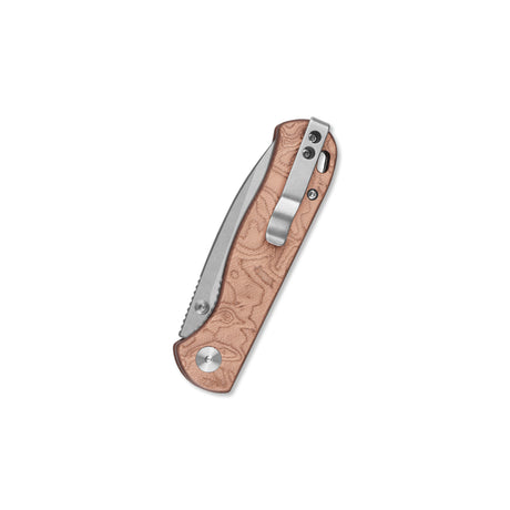 QSP Ferret Liner Lock Pocket Knife Nitro V blade Copper Foil G10 handle