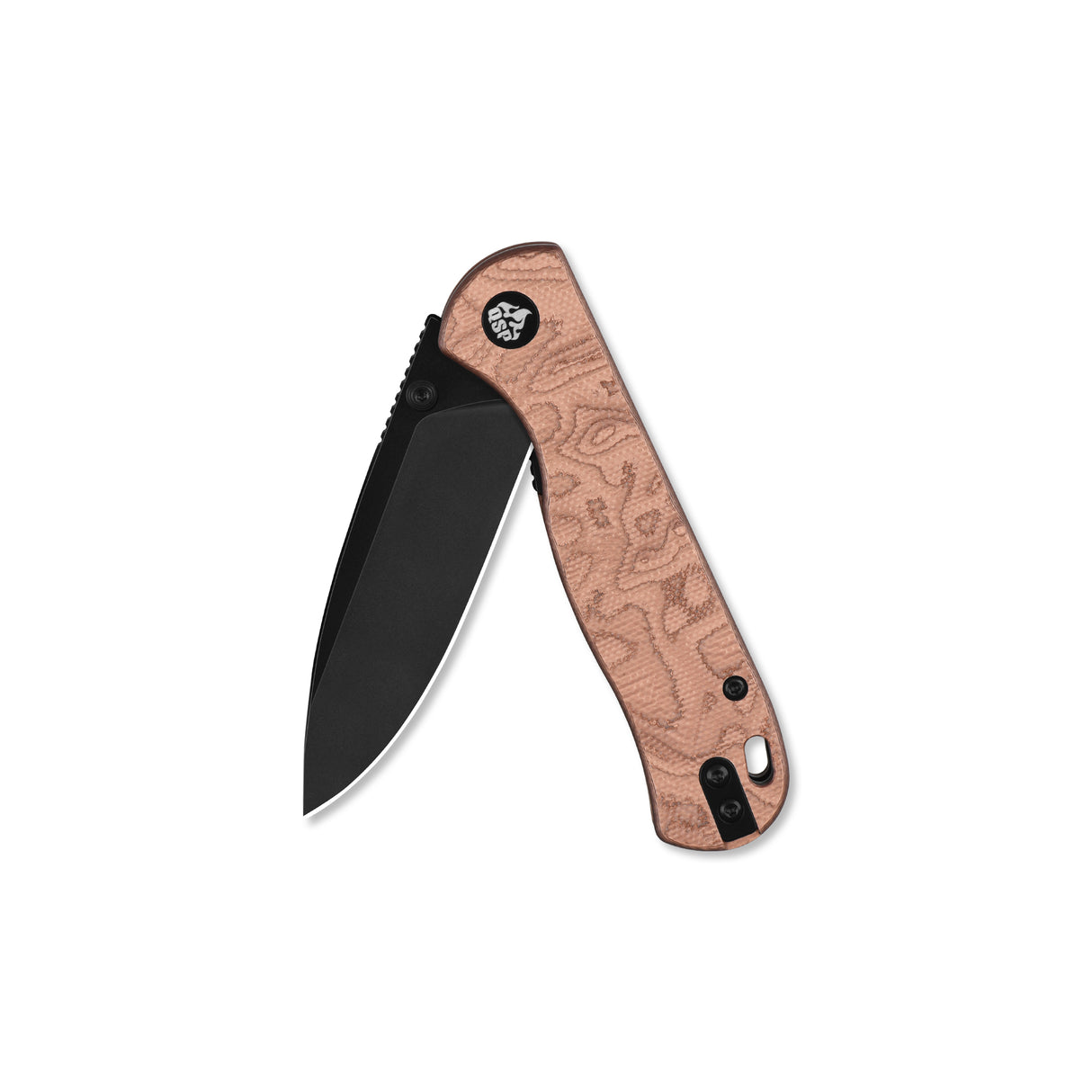 QSP Ferret Liner Lock Pocket Knife Notro V blade Copper Foil G10 handle
