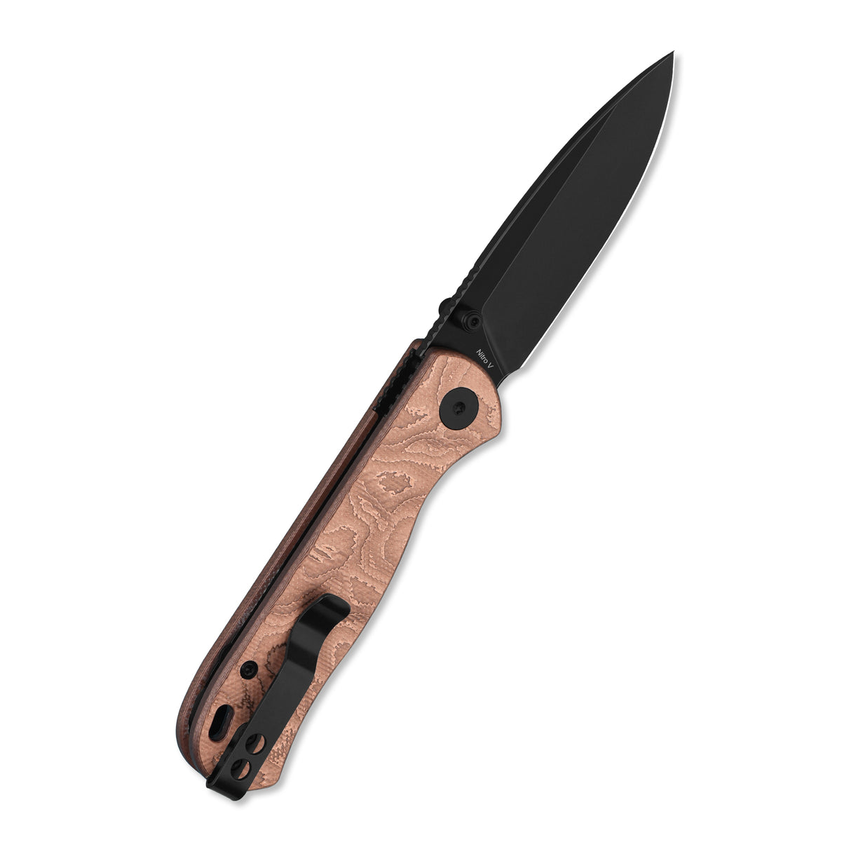QSP Ferret Liner Lock Pocket Knife Notro V blade Copper Foil G10 handle