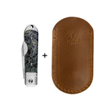 Limited Edition-QSP Moray Slip Joint Pocket Knife Vanax blade Raffir Calceon Ocean Blue Handle