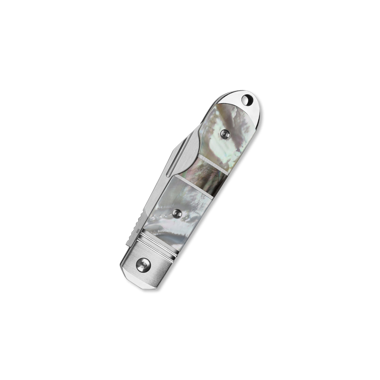 Limited Edition-QSP Moray Slip Joint Pocket Knife Vanax blade Solid Mother of Pearl Handle