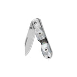 Limited Edition-QSP Moray Slip Joint Pocket Knife Vanax blade Solid Mother of Pearl Handle