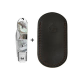 Limited Edition-QSP Moray Slip Joint Pocket Knife Vanax blade Solid Mother of Pearl Handle