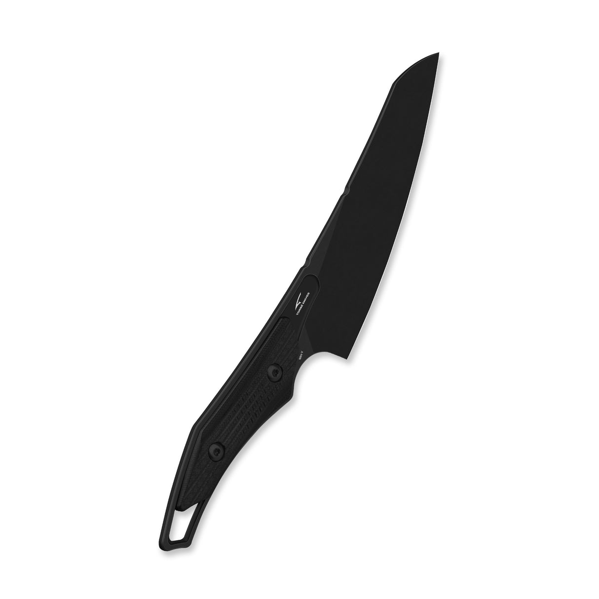 QSP T-Cook Fixed Blade Knife Nitro V Blade Black G10 Handle