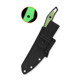 QSP T-Cook Fixed Blade Knife Nitro V Blade Glow-in-the-Dark G10 Handle