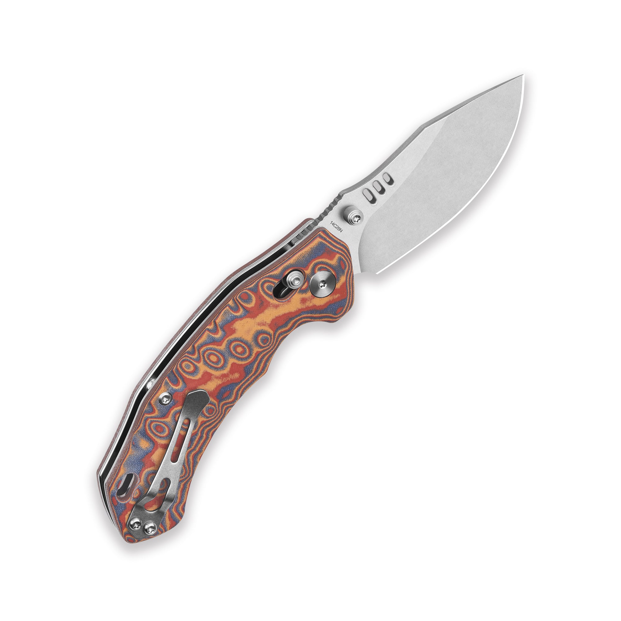 QSP Elk | 14C28N | Colorful Micarta | Glyde Lock – QSP KNIFE