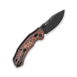 QSP Elk Glyde Lock Pocket Knife 14C28N blade Colorful Micarta handle