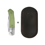 QSP Heron Slip Joint Pocket Knife Nitro V blade Glow-in-the-Dark G10 Handle