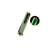 QSP Mantis Liner Lock Pocket Knife Nitro V blade Glow-in-the-Dark G10 handle